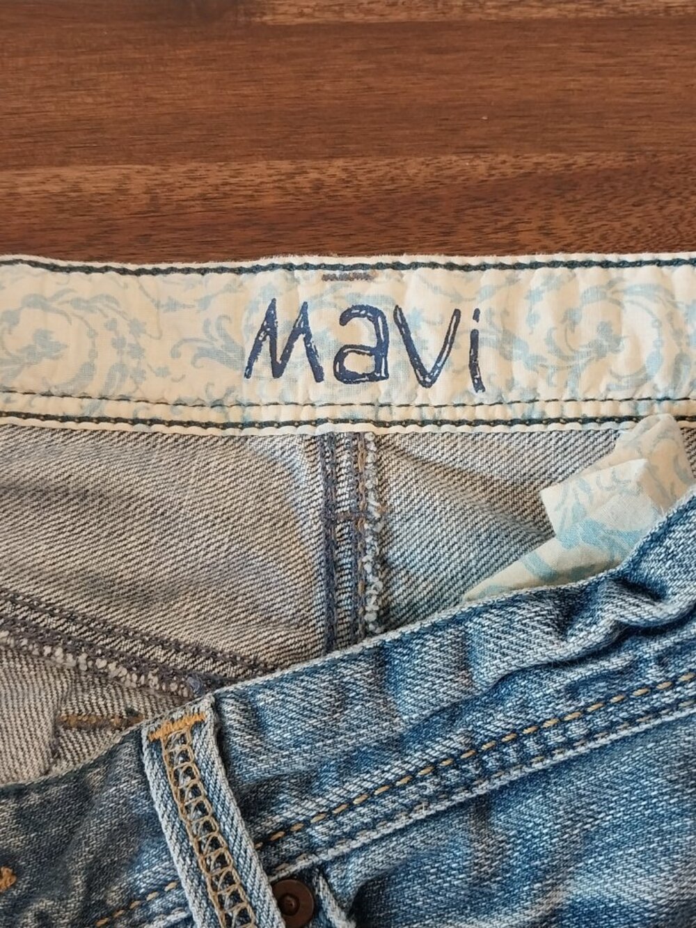 Mavi Jeans Men’s 32x32 Blue Med Wash Matt Relaxed Straight Leg Whiskering Fade. - Picture 11 of 15